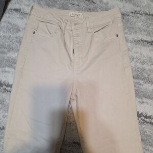Banana Republic Cream Ankle Pants